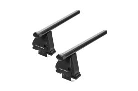 Sistem Bare transversale Green Valley Easy One EVO otel pentru AUDI Q2 (GA), 5 usi SUV cu plafon de sticla, model 2017-prezent, Sistem cu prindere pe plafon normal