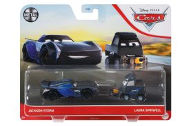 Cars3 set 2 masinute metalice jackson storm si laura spinwell