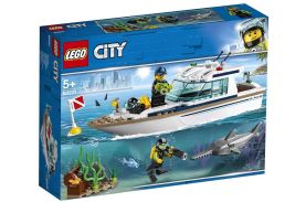 Lego city iaht pentru scufundari 60221