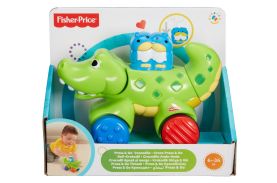Fisher price jucarie bebe crocodil press and go
