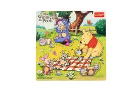 Puzzle trefl din lemn 5 piese winnie the pooh