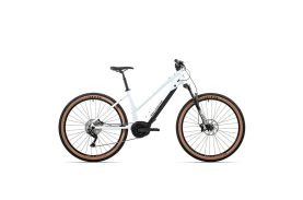Bicicleta Electrica Rock Machine Torrent e70-29 B Easy Entry Gloss White/Black 15.5 - (S)