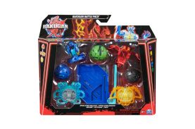 Bakugan set de lupta nillious, mantid, bruiser, octogan si trox