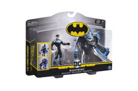 Figurina nightwing 10cm cu mega accesorii pentru lupta