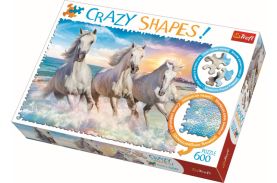 Puzzle trefl 600 cu piese ciudate - la galop prin valuri