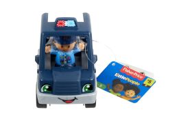 Fisher price little people vehicul police 10cm