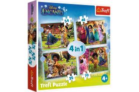 Puzzle trefl 4in1 encanto lumea magica