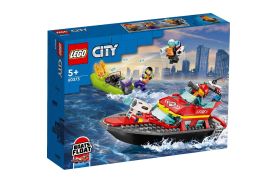 Lego city barca de salvare a pompierilor 60373