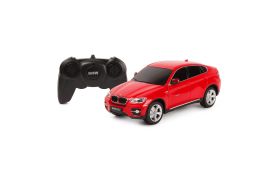 Masina cu telecomanda bmw x6 rosu cu scara 1 la 24
