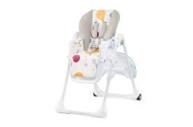 Scaun de masa kinderkraft yummy pliabil, multicolor