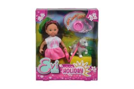 Set papusa evi cu catel si accesorii