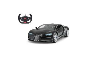 Masina cu telecomanda bugatti chiron negru scara 1 la 14