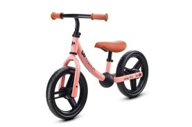 Bicicleta fara pedale, kinderkraft - 2way next, portocaliu, 12inch, rose pink