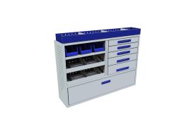 Sistem mobilier modular Provan VCPL-150-014-1 pentru OPEL Combo 2018, ampatament L1 (2785 mm), inaltime H1 (1796 mm)