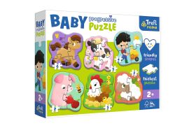 Puzzle trefl primo baby progressive ferma