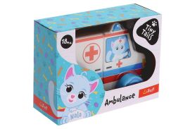 Trefl tiny tails jucarie de lemn ambulanta