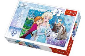 Puzzle trefl 30 magia frozen