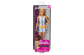 Papusa barbie fashionista blonda cu codite