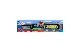 Thomas locomotiva raul si emerson motorizata cu 2 vagoane si accesorii
