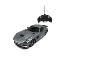 Masina cu telecomanda mercedes-benz sls amg argintiu cu scara 1 la 18