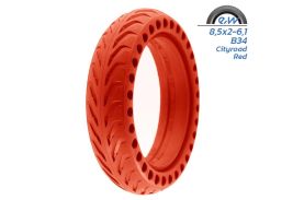 Anvelopa plina perforata trotineta 8.5×2 pentru Xiaomi Rosie