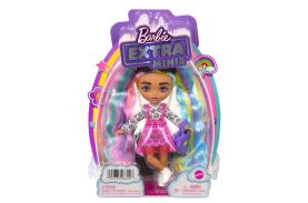Barbie papusa barbie extra mini cu par curcubeu