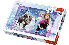 Puzzle trefl 160 aventuri iarna frozen