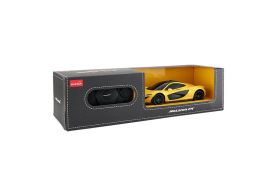 Masina cu telecomanda mclaren p1  galben scara 1 la 24