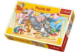 Puzzle trefl 60 artistii tom si jerry