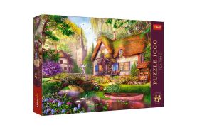 Puzzle trefl 1000 premium plus tea time casuta din padure