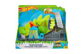 Hot wheels city cursa cu obstacol atacul dino