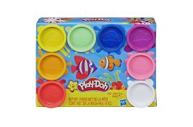 Play doh set 8 borcanase curcubeu