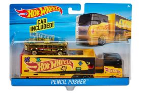 Set camion si masina sport hot wheels pencil pusher_DXB40