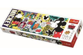 Puzzle trefl panorama 500 legendarul mickey mouse