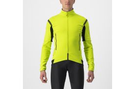 Jacheta cu maneci detasabile Castelli Perfetto RoS 2 Convertible Galben Fluo XL