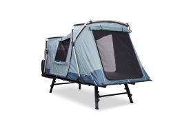 Cort auto cu prindere pe carligul de remorcare, Thule, Outset, pentru 3 persoane, Dark slate