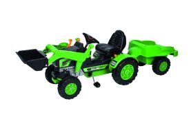 Tractor big jim cu pedale cupa si remorca