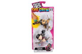 Tech dech sk8 crew pachet 2 seturi placa si figurina 9.6cm sapca neagra si casca neagra