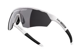 Ochelari Force Enigma, lentila neagra, alb mat