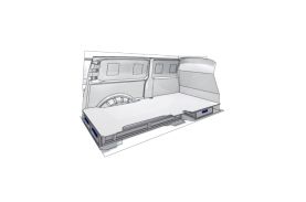 Sistem de sertare sub podea XLD Line Provan 57-1-130-00 pentru FORD Transit Custom 2014, ampatament L2 (3300 mm), inaltime H2 (2490 mm)