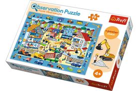 Puzzle trefl 70 de observatie pe santier