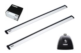 Bare transversale Thule Rapid System Wingbar Evo pentru PEUGEOT Bipper Tepee, 5 usi MPV, model 2008 - prezent, Sistem cu prindere in puncte fixe