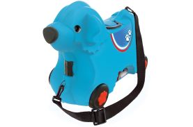 Big troller cu roti catelus albastru capacitate 15l