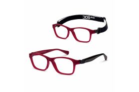 Rame ochelari  Dosuno PLAZA Crystal Dark Red/Black, marimea 51/17