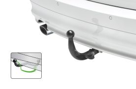 Carlig de remorcare retractabil, marca Brink, pentru BMW 5-Series (G30;F90) Sedan (Berlina), an fabricatie 01.09.2016 - prezent