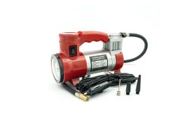Compresor auto 12V Carguard – 30 L/min – 150 PSI – carcasă metal + LED frontal
