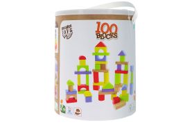 Puzzle trefl din lemn 100 blocuri