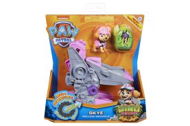 Patrula catelusilor set vehicul cu catelusa skye si figurina dino surpriza