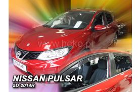 Paravanturi Heko Compatibile NISSAN Pulsar 2014-2018 Hatchback - fata si spate