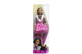Papusa barbie fashionista bruneta cu bentita